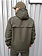 Костюм чоловічий хакі, комплект анорак-вітрівка з липучками + штани, військовий і тактичний одяг - фото 10 - id-p2745766728