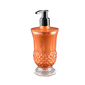 Помаранчевий флакон 175 мл із дозатором для дому, органайзер для ванної кімнати