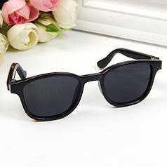 Соняшні окуляри для ляльок, 8 см, чорний пластик