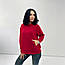 Толстовка жіноча тепла на флісі з капюшоном модна однотонна молодіжна, фото 8
