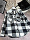 Модна жіноча картата флісова базова тепла сорочка з капюшоном в клітку осіння кофта фліс полар, фото 8