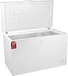 Морозильна скриня Grunhelm GCFW-380 380 л горизонтальна біла клас A+ потужність заморозки 20 кг/24 год рівень шуму 42 дБ, фото 3