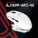 Ігрова миша бездротова Ajazz AJ159P MC White — 12000 DPI, легка 56 г, зарядна станція, фото 5