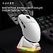 Ігрова миша бездротова Ajazz AJ159P MC White — 12000 DPI, легка 56 г, зарядна станція, фото 7