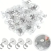 Тримачі, фіксатори для простирадл, покривал та чохлів на ліжко та меблі, комплект 30 шт