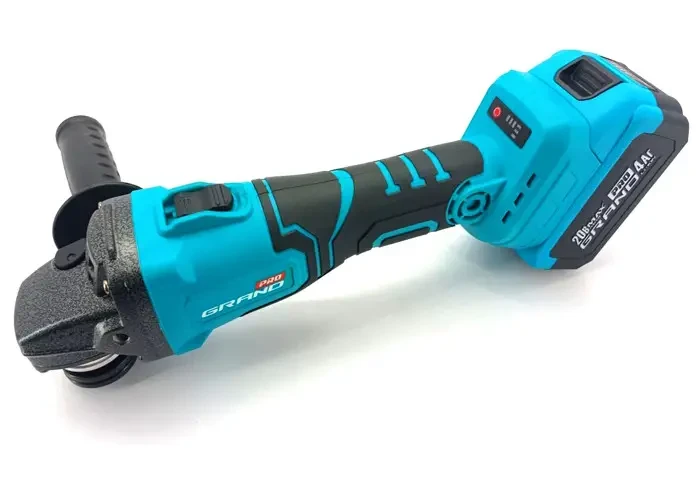 Акумуляторна кутова шліфувальна машина Grand МШУ-20BL-1 PRO (BRUSHLESS), фото 1