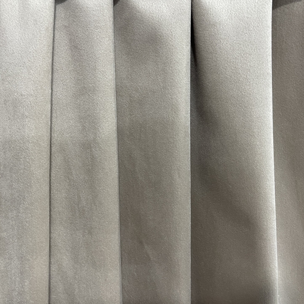 Оксамитова тканина для штор на відріз бежева ALBO ширина 1,5м (930-4), фото 1