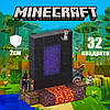 Магнітний конструктор Minecraft Magnetic Cube «Врата в пекло» 32 кубики, фото 2
