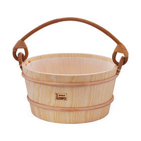 Відро для сауни з пластиковою вставкою 9 л сосна Sawo 300-HP