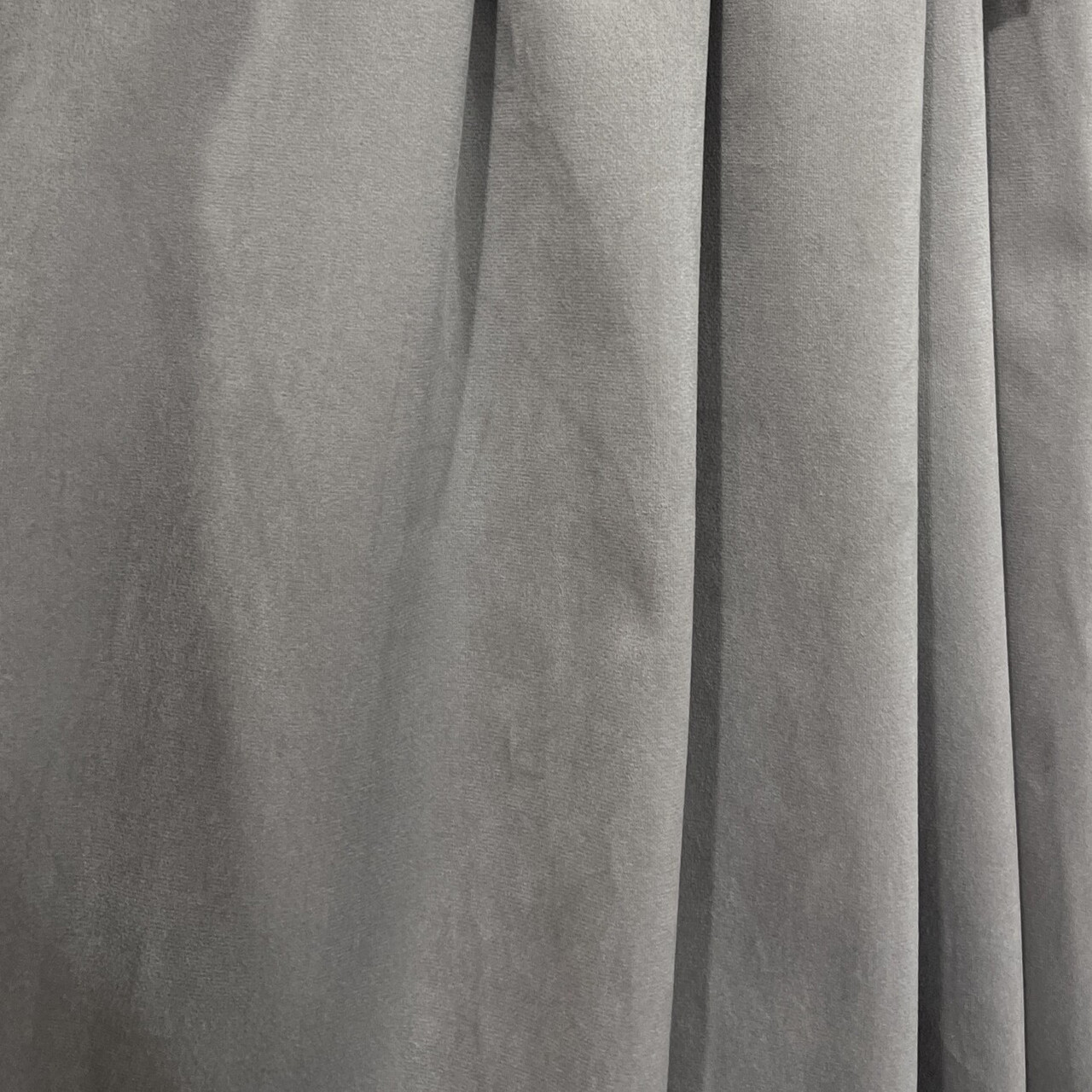 Оксамитова тканина для штор на відріз сіра ALBO ширина 1,5м (930-13), фото 1