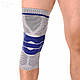 Бандаж на коліно сірий KNEE SUPPORT AA-18 AND XL-1061, фото 3