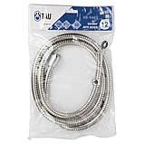 Шланг для душа ½" SS розтяжної 150-180см TAU XB-9463 (9892060), фото 2