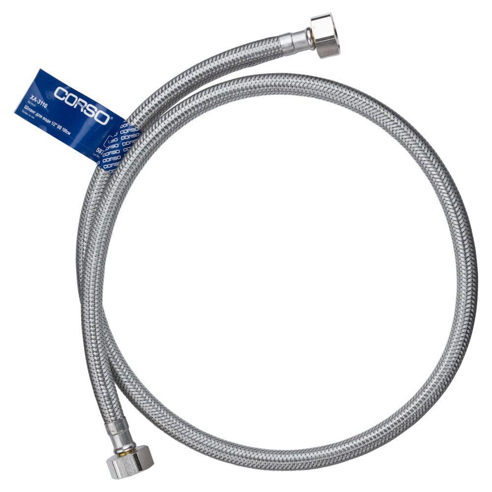 Шланг для води 1/2" ВВ 100см CORSO XA-3110 (9690610), фото 1