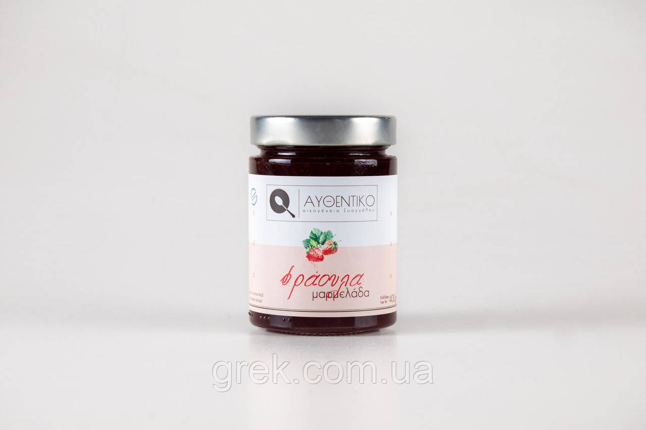 Конфітюр із полуниці ΑΥΘΕΝΤΙΚΟ 400 г, фото 1