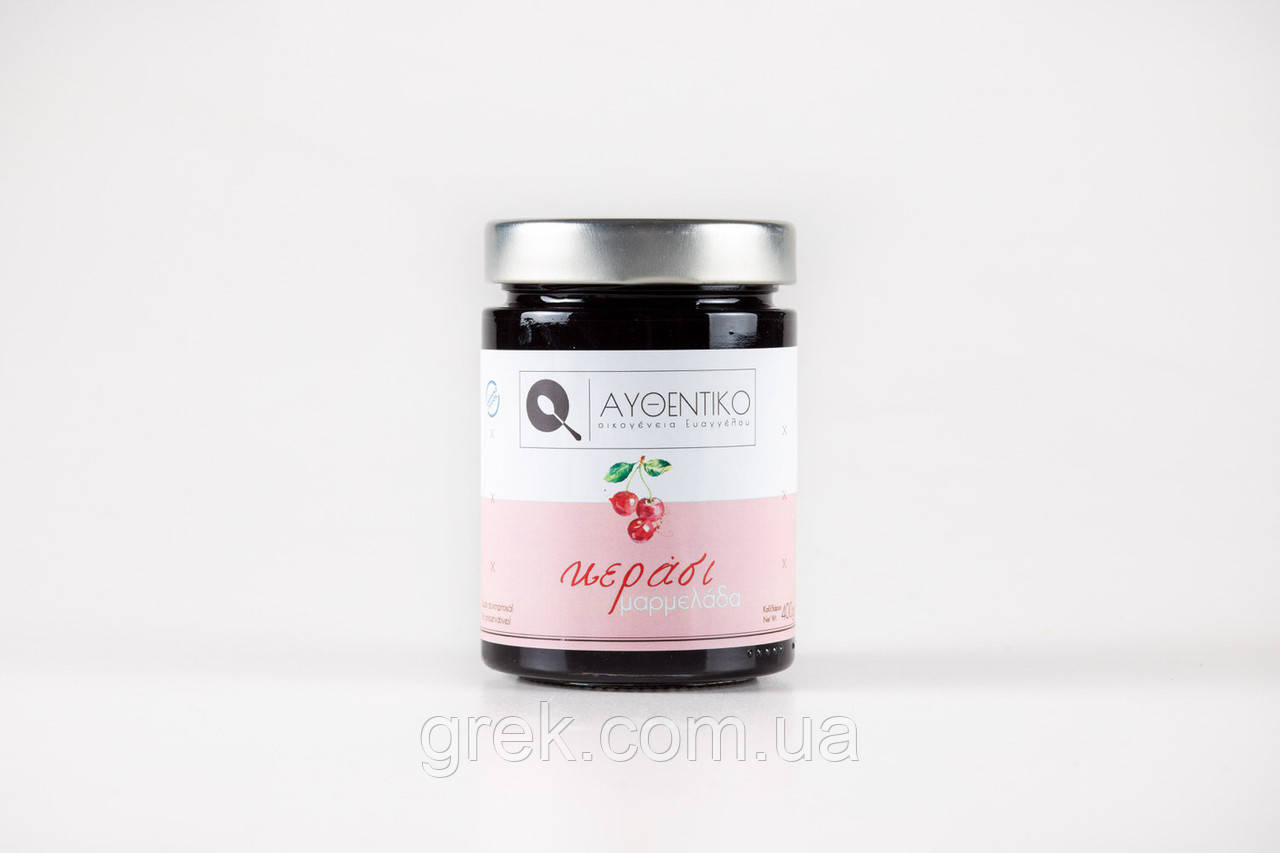 Джем з черешні ΑΥΘΕΝΤΙΚΟ 450 г, фото 1