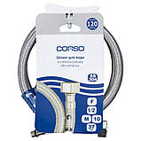 Шланг підводка для води 1/2" М10×37мм 100см CORSO XA-3410 (9690670), фото 2