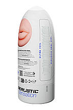 Мастурбатор чоловічий у вигляді рота Alive Oral Flex у колбі, M, фото 5