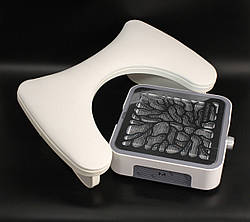 Професійна манікюрна витяжка MUSSON X3 Graphite (потік в 3 рази потужніший CYCLONE) і підлокітник Білий