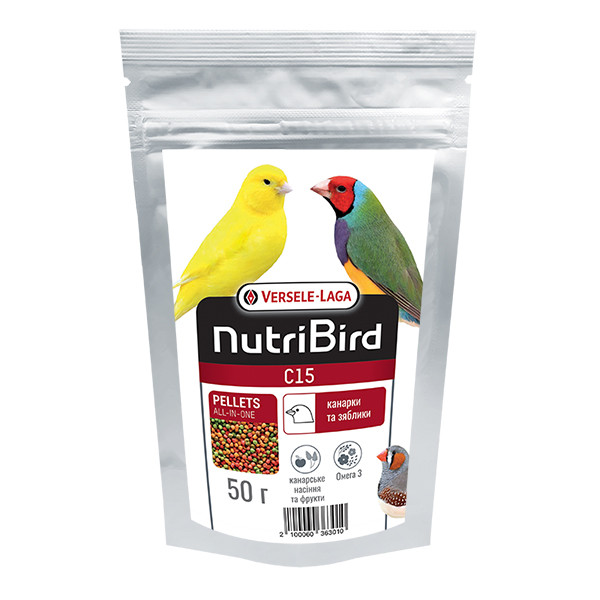 Versele-Laga NutriBird С15 ВЕРСЕЛЕ-ЛАГА НУТРІБЕРД С15 КАНАРКА ЗЯБЛИК корм для канарок та зябликів, фото 1