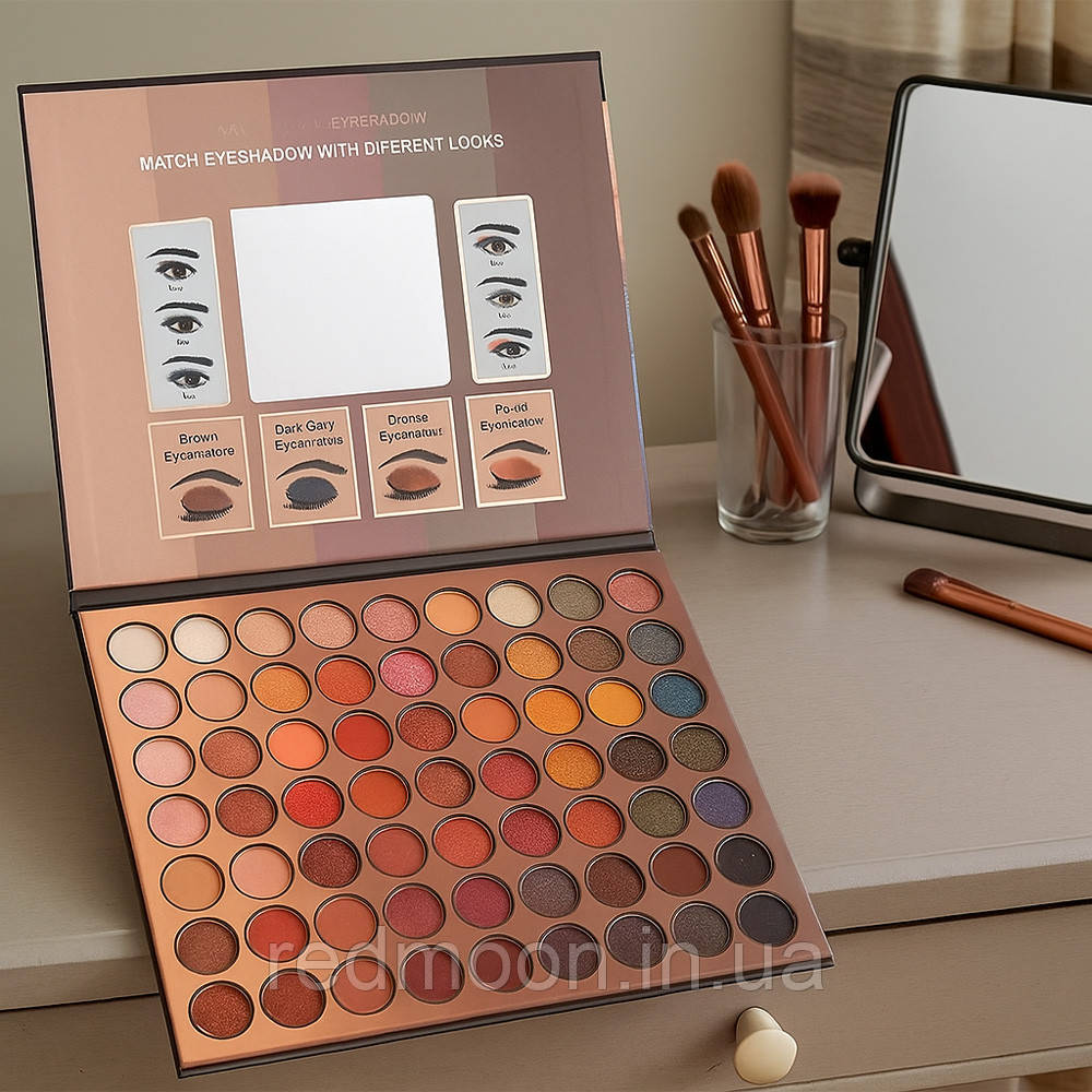 Професійна палетка тіней 63 кольора, IG3025/ Набір тіней / Тіні для очей / Тіні для макіяжу очей, фото 1