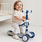 Дитячий триколісний самокат з колесами, що світяться / Самокат беговел / Самокат з сидінням / Самокат для дітей, фото 2