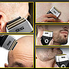 Електробритва з екраном, від USB, 120 хв, DSP 60088 / Акумуляторна бритва / Шейвер для бороди, фото 2