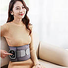 Масажний бандаж для попереку 2000 мАг, USB / Акумуляторний масажер для схуднення / Вібромасажний пояс, фото 2