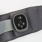 Масажний бандаж для попереку 2000 мАг, USB / Акумуляторний масажер для схуднення / Вібромасажний пояс, фото 5