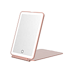 Дзеркало для макіяжу з підсвічуванням, 19.2*13*1.3 см, від USB, HB-4 / Настільне LED люстерко / Сенсорне дзеркало, фото 3