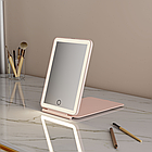 Дзеркало для макіяжу з підсвічуванням, 19.2*13*1.3 см, від USB, HB-4 / Настільне LED люстерко / Сенсорне дзеркало, фото 4