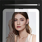 Дзеркало для макіяжу з підсвічуванням, 19.2*13*1.3 см, від USB, HB-4 / Настільне LED люстерко / Сенсорне дзеркало, фото 6