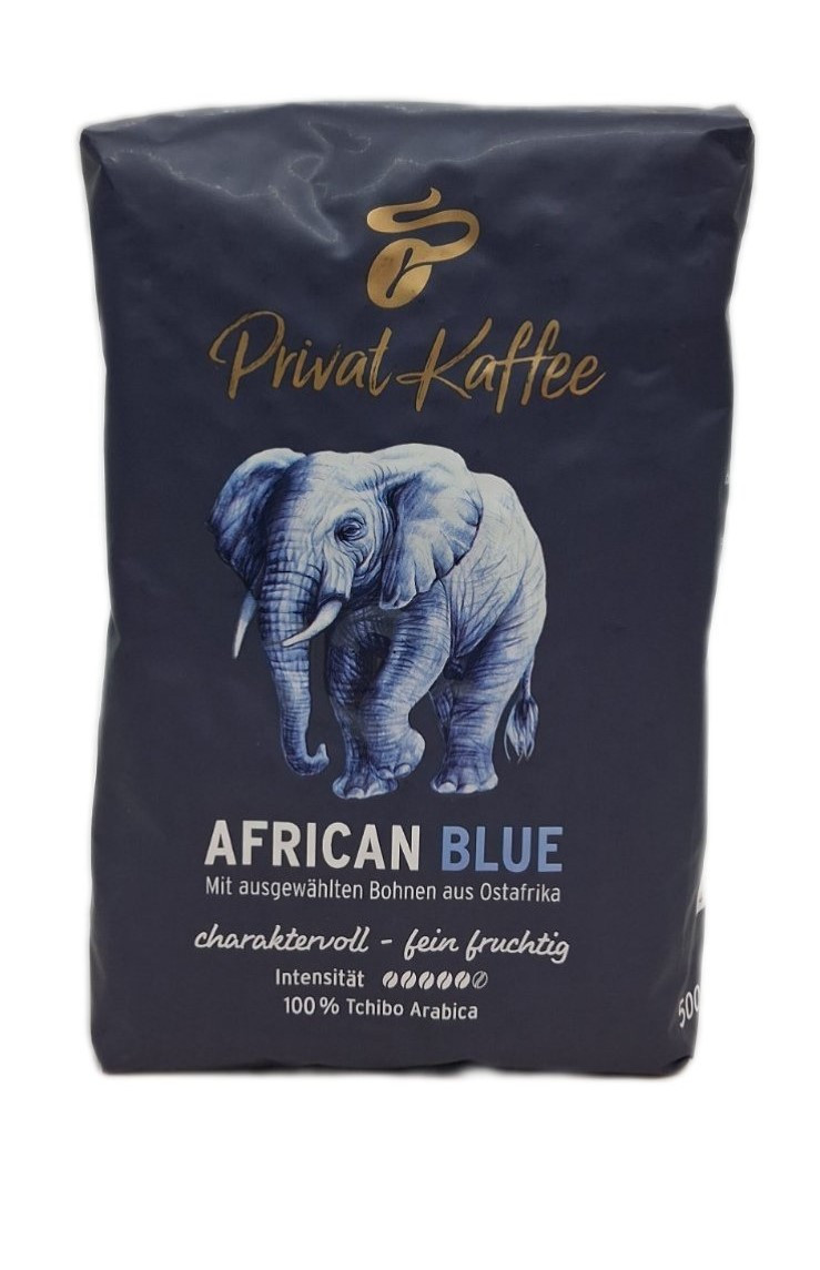 Кава Tchibo Privat Kaffee African Blue в зернах 500 гр