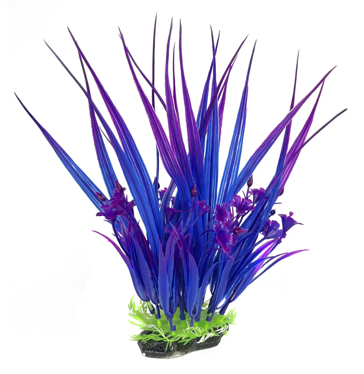 Рослина штучна SunSun, Grass, синя, 24 см.