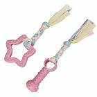 Набір іграшок для собак 6в1 "Рожевий мікс" / Іграшка для собак / Іграшка для тварин / Іграшка для цуценят, фото 7