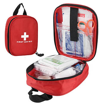 Аптечка першої допомоги 15в1 / Аптечка в машину / Дорожня аптечка / Аптечка медична