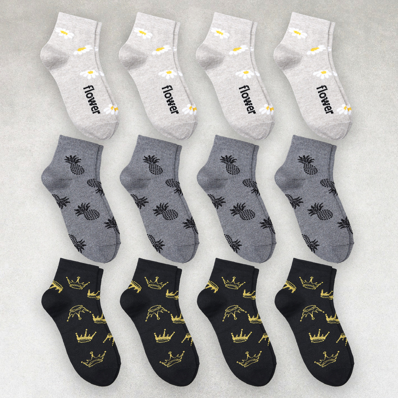 Шкарпетки жіночі 12 пар середньої висоти розмір 36-40 арт. 310.12, фото 1