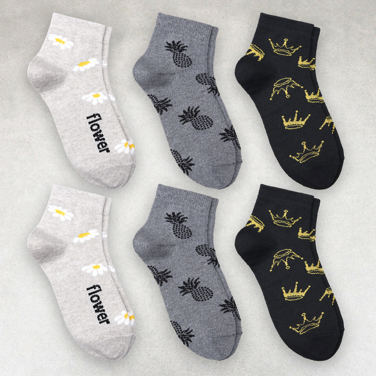 Шкарпетки жіночі 6 пар середньої висоти розмір 36-40 арт. 310.6, фото 1