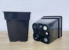 Горщик квадратний для розсади Floser 0,28л 7х7х8см (Польща)