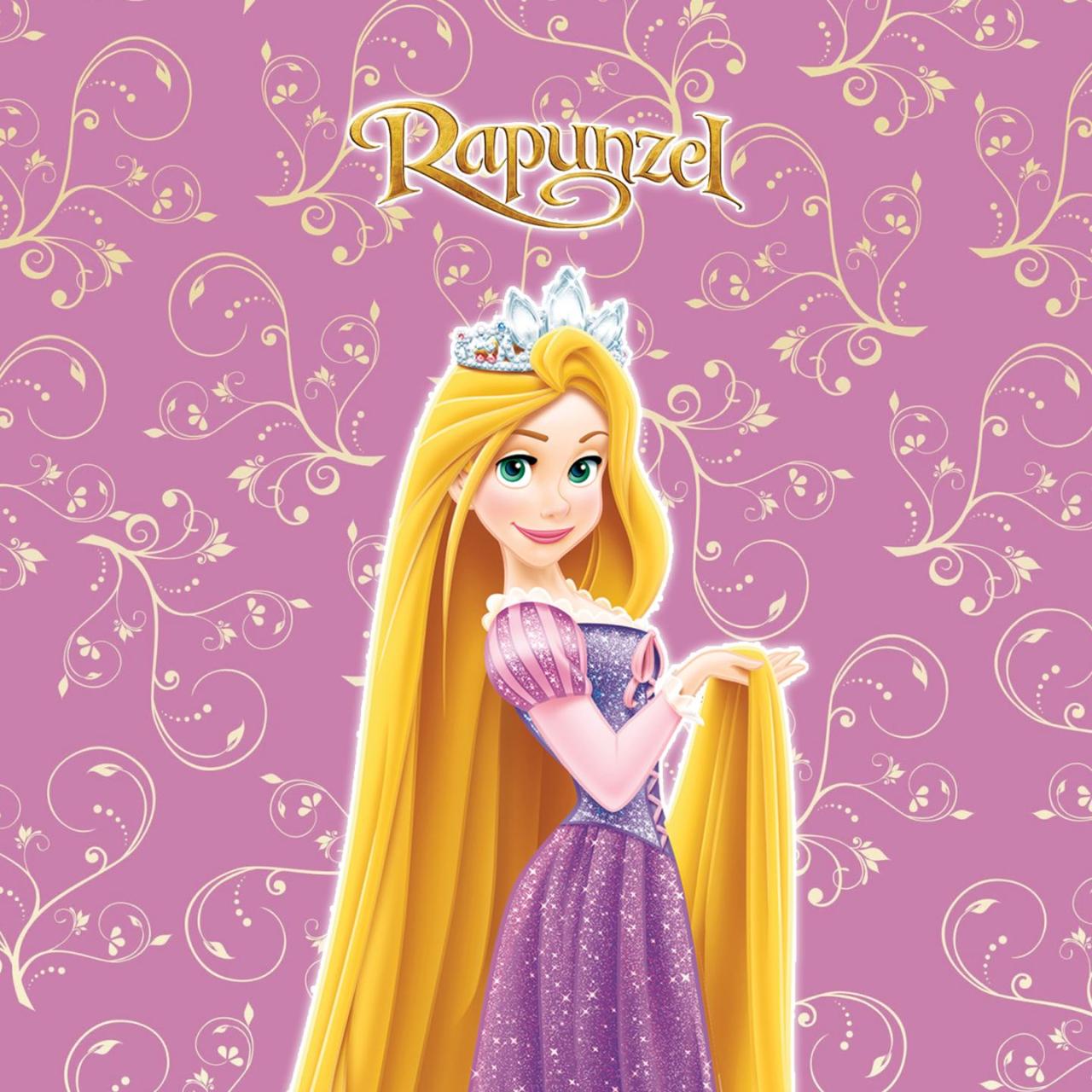 "Рапунцель" (рожевий) - Медальки (1 шт), фото 1
