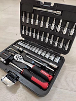 Універсальний набір інструменту для автомобіля та будинку, Набір ключів для використання вдома (46 од), DVS