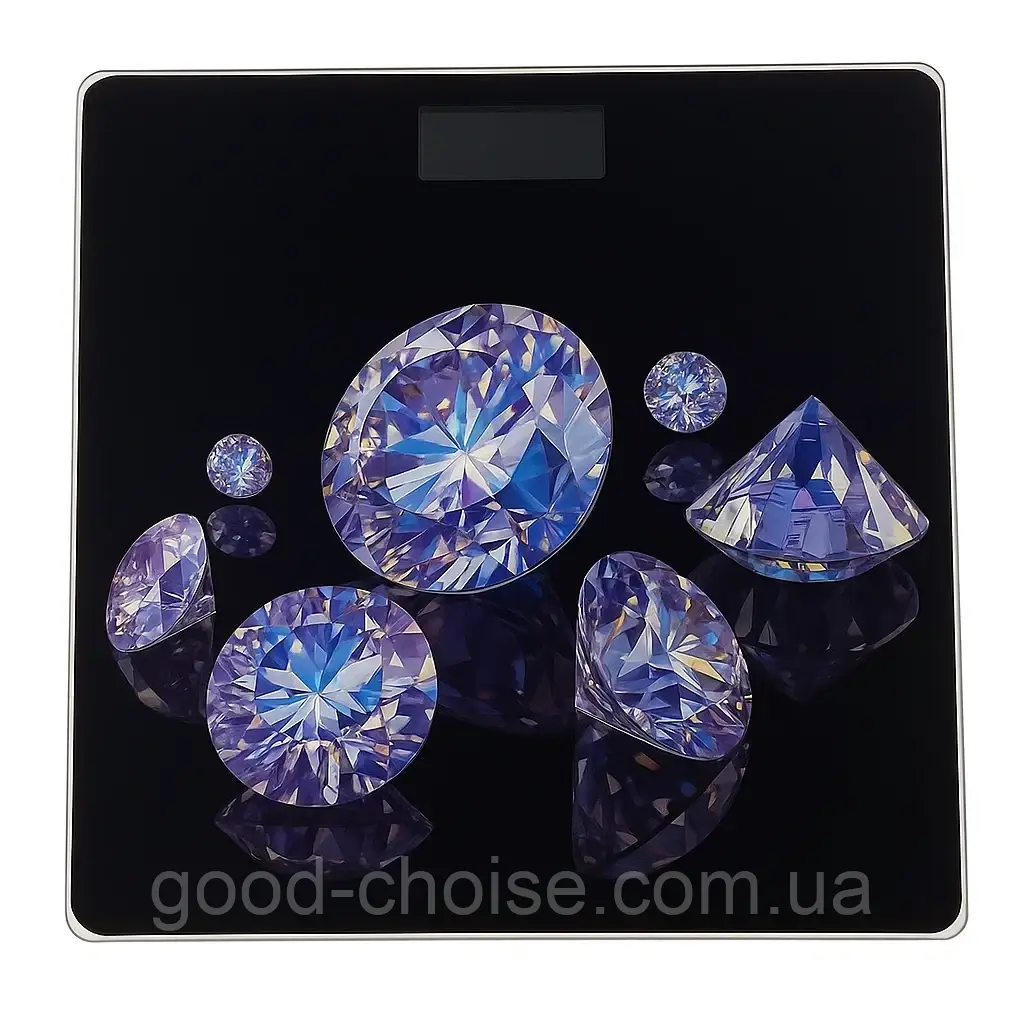 Ваги підлогові електронні 180кг, AT-28-3, Алмази / Скляні ваги / Електронні ваги з датчиком температури, фото 1