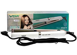 Професійна праска випрямляч VGR V-522 з терморегулятором з турмаліновим покриттям 45 Вт