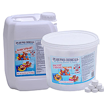 Набір для консервації та зимівлі басейна консервант 5 л та шок хлор 5 кг Сплеш