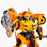Трансформер Бамблбі: Велика Іграшка-Робот з Металевими Вставками, фото 3