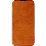 Шкіряний чохол-книжка Belora для Infinix Hot 40i | З візитницею Brown, фото 3