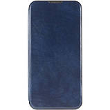 Шкіряний чохол-книжка Belora для Infinix Smart 9 4G / Hot 50i | З візитницею Midnight Blue, фото 3