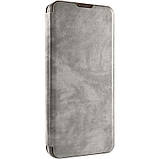 Шкіряний чохол-книжка Belora для Infinix Hot 40i | З візитницею Gray, фото 3