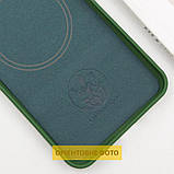 Чохол Lakshmi Full Camera (AA) with MagFit для Google Pixel 8 | Мікрофібра Зелений / Dark green, фото 2