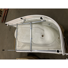 Ванна акрилова асиметрична Nova Karina L 170*100*52 комплект, фото 2