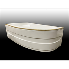 Ванна акрилова асиметрична Nova Karina L 170*100*52 комплект, фото 3